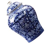 AKOOSY Contenitore per tè in Ceramica per Uso Domestico con Coperchio Ermetico Contenitore Multifunzionale Comodo per Conservare Alimenti Secchi Come tè Cereali e Noci Accessorio