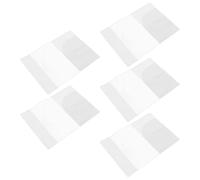 AKOOSY Copertine per Passaporto Trasparenti in Pvc 5 Pezzi Protettive e Portatili per Documenti per Viaggi di Lavoro