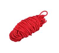 AKOOSY Corda Elastica Rotonda 3mm in Pp Rossa, Resistente e Assorbente Urti, Tagliabile a Misura, per Uso Domestico e Accessori Come Bracciali