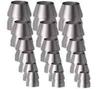 AKOOSY Cunei Di Ferro Per Manici Martello 18 Pezzi Set Accessori Installazione Rinforzo Legno Per Carpenteria e Lavori Edili Resistente Antiruggine Finitura Lucidata