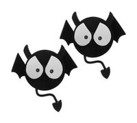 AKOOSY Decorazioni Antenna Auto 2 Pezzi a Forma di Diavoletto in Plastica Vivace, Accessori Esterni per Tetto Veicolo, Topper Antenna Sostitutiva Kawaii per Personalizzare L’auto