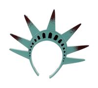 AKOOSY Fascia per Capelli Costume Statua della Libertà Accessorio Cosplay Dettagliato per Feste Patriottiche e Halloween Design Confortevole e Resistente