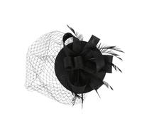 AKOOSY Fascinator Cerimonia con Rete e Cerchietto per Tea Party Matrimonio e Cocktail Accessorio Fashion per Feste e Speciali