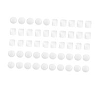 AKOOSY Fibbie Lacci Scarpe in Plastica Bianca Chiusure Sicure Con Molla Per Lacci Clip Fine Antiscivolo Per Scarpe Borse Cappelli e Cinture Resistenti e Facili Da Usare