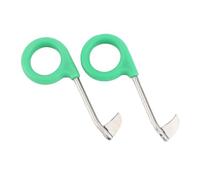 AKOOSY Forbici Per Rifinitura Ad Anello a Lama Fine Per Potatura Peschi e Alberi Da Frutto, Set 2 Pezzi, Cesoia Per Rimozione Anelli, Utensile Professionale Da Giardino e Cura Prato