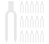 AKOOSY Forca da Giardinaggio per Piantare Fragole Picchetti da Giardino Morsetti di Fissaggio per Viti Forche da Giardino in Plastica per Piante per Piante Clip