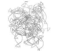 AKOOSY Ganci per Controsoffitti a Pressione in Acciaio Inox 100 Pezzi, Clip Sospensione Soffitto per Ufficio, Decorazioni Matrimonio e Feste