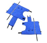 AKOOSY Gilet Invernale per Vitelli Oxford, Coperta Termica Antivento per Polpacci Strisce Riflettenti, 2 Pezzi per Allevamento e Pascolo All’aperto