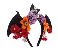 AKOOSY Halloween Headband con Messicana Teschio e Accessorio Costume per Masquerade Mardi Gras e del dei Morti