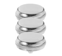 AKOOSY Kit 6 Pezzi di Ricambi per Tromba Bundy con Cappucci Valvola in Metallo e Feltrini Neri, Pulsanti di Sostituzione per Valvole Tromba Si Bemolle, Accessori per Riparazione Strumenti