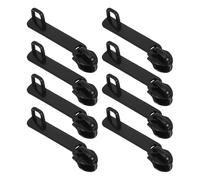 AKOOSY Kit 8 Linguette Doppio Strato Anti-esplosione per Cerniera Valigia, Accessori di Ricambio per Bagagli e Zaini, Cursori Resistenti Chiusura Sicurezza per Viaggi