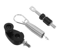 AKOOSY Kit Molla Tendicatena per Battente Grancassa Nero Resistente per Batteristi Accessorio Stabile e Durevole per Battente Batteria Installazione Rapida e Sicura Compatibile con