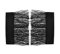 AKOOSY Maniche Finte Lolita con e Polsino con Nappe Nero Manette per Ragazze Adolescenti Accessori per Abiti da Ballo Matrimoni e Compleanni Maniche Rimovibili Morbide e Comode