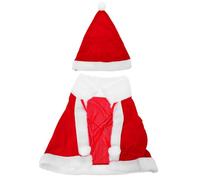 AKOOSY Mantellino Natale Per Costume Natalizio Mantello Ragazzo Fa i Primi Vestiario Vestito Gioventù Costume Cosplay Tessuto