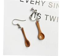 AKOOSY Orecchini Cucchiaio Gancio Per Orecchie Divertenti e Fatti Mano Design Fibbia Lunga Esagerato Accessori Per Fotografia Strada