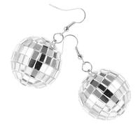 AKOOSY Orecchini Disco Ball Vintage per Donna Accessori Discoteca Anni Pendenti da e Ballo Design e Sicuro per Sensibile