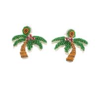 AKOOSY Orecchini Pendenti Albero di Cocco Fatti Mano Gioielli Tema Spiaggia Hawaii Leggeri e Versatili per Vacanze Estive Tropicali