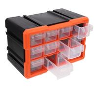AKOOSY Organizzatore per Viti e Componenti Elettronici, Box PVC | Design a Scomparti Multipli, Salvaspazio e Ordinato, per Armadietto Portautensili e Cassetta