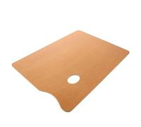 AKOOSY Palette di Legno per Pittura Professionale in Stile Vintage con Superficie Rivestita a Olio Resistente per Colori Acrilici e Olio Design Ergonomico Antiscivolo