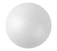 AKOOSY Palla di Polistirolo Piena da Sfera Bianca Liscia per Artigianato Progetti Scolastici Decorazioni Fai da Te e Feste di Natale