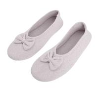 AKOOSY Pantofole da Interno da Donna in Cotone Traspirante Suola Antiscivolo Morbida Comode Scarpe da Casa per Gravidanza e Post Parto Adatte per Camera da Letto e Soggiorno