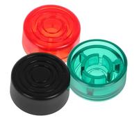 AKOOSY per Chitarra con Antiscivolo Protezione per Footswitch Compatibile con Vari Design Leggero e Texture per Grip Sostituzione per Tappi Danneggiati Colori Profondi Scuro Nero Rosso