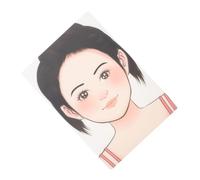 AKOOSY per Esercitarsi nel Face Painting Riutilizzabile e Lavabile Modello Volto Ragazza per Trucco e Pittura Casa e Palco