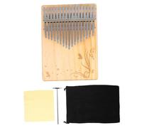 AKOOSY Piano Di Legno Tasti Per Principianti Strumento Portatile Facile Da Suonare Kalimba Con Angoli Levigati e Tuning Hammer Incluso