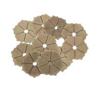 AKOOSY Piastre Posteriori Stile Vintage a Forma di Fiore in Rame 10 Pezzi per Maniglie Mobili Accessori per Bagno e Cucina, per Progetti di Ristrutturazione Classica