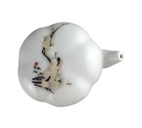 AKOOSY Piatto Porcellana per Inchiostro e Contenitore per Calligrafia e Pittura Design Tradizionale Cinese per Artistici e Scrittori Forma di Prunus Colori Variabili