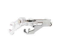AKOOSY Piedino per Cucire in Metallo per Macchine da Cucire Domestiche Accessorio Versatile per Ricamo Quilting Rammendo Argento Stile Casual