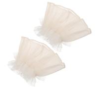 AKOOSY Polsini Finti in Rete Chiari da Donna, Accessori Staccabili per Manicure, Maniche Eleganti per Fotografia Nail Art, Morbidi e Confortevoli per Servizi Fotografici Professionali