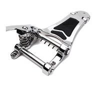 AKOOSY Ponte Tremolo in per Chitarra Jazz Archtop Hollow Tailpiece Manuale con Barra Rulli Accessorio Semi Hollow Vintage