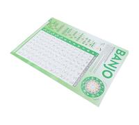 AKOOSY Poster per Imparare e Praticare Accordi Strumento degli Accordi su Carta Patinata Verde Facile Lettura per Principianti per Banjo