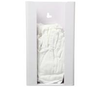 AKOOSY Scatola Porta Guanti e Fazzoletti da Muro in Acrilico Trasparente Dispenser per Guanti Monouso in Ambienti Sanitari Bianco