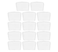 AKOOSY Set 14 Pezzi Copripunte in Plastica Trasparente per Pinze Vetro Ganasce Piatte, Punte Protettive PVC Antiscivolo per Lavori Vetrate Artistiche e Installazione Portachiavi