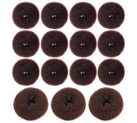 AKOOSY Set 15 Pezzi Modellatore Ciambella per Chioma Bambine e Ragazze in Nylon per Chignon da Balletto Tenuta Sicura per Spettacoli e Recite