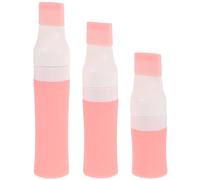 AKOOSY Set 3 Bottiglie da Viaggio in Silicone Ricaricabili da 38ml, 60ml e 80ml, Leggere e Resistenti, per Shampoo e Lozione Durante i Viaggi