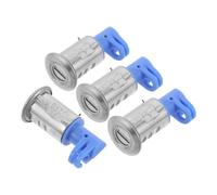 AKOOSY Set 4 Pezzi Lucchetti per Sellino Scooter Elettrico, Serrature Sedile Bici Resistenti Antifurto Perno di Bloccaggio Rapido, Accessori Compatibili per Ciclomotori e Vani