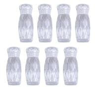 AKOOSY Set 8 Contenitori Porta Oggetti in Pp per Trucchi e Cosmetici, Bottiglie da Viaggio Riutilizzabili che Mantengono Crema Pulita e Riducono Sprechi, per Conservare Tonici e Balsami