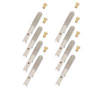 AKOOSY Set 8 Pioli Metallici per Lira Professionali, Perni di Fissaggio per Corde di Arpa Lira, Accessori Resistenti per Accordatura Precisa Strumenti Musicali a Corda