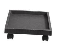 AKOOSY Sottovaso Rettangolare Ruote Vassoio per Piante in Plastica Addensata Supporto Rimovibile Quadrato per Patio Giardino Balcone Ruota Extra Large