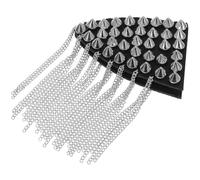 AKOOSY Spalline Nappe Vintage Fai da Te in Stile Punk Rivetti e Decorazioni per Abbigliamento Donna, Accessorio per Personalizzare e Borse, 1 Pezzo