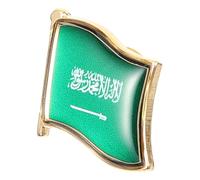 AKOOSY Spilla Metallo Bandiera Arabia Saudita Pin Aesthetic Resistente e Facile da Indossare per Uomo Accessorio Giacca Camicia Cappello