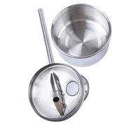 AKOOSY Spruzzatore per Smalto in Acciaio Inossidabile Strumento per Pittura Ceramica Argilla per Effetti Speciali e Creazioni Fatte Mano Accessorio Pratico e Resistente