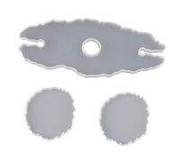 AKOOSY Stampi Silicone per Vassoio Portabottiglie e Bicchieri Fai da Te Morbido e Resistente Facile da Usare per Decorazioni Creative e Regali Personalizzati