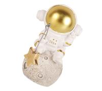 AKOOSY Statuetta Astronauta Creativa in Resina Oro per Decorazione Casa