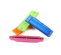 AKOOSY Strumento a 10 Fori in Plastica Blu Per Principianti e Bambini, Strumento Musicale Educativo Diatonico Per Blues, Folk e Pop, Giocattolo Musicale Compatto Per Lo Sviluppo Delle Abilità Musicali