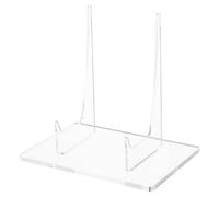 AKOOSY Supporto in Acrilico Multifunzionale per Libri e Cornici, Porta Libri da Cucina e Espositore per Giornali, Design Moderno e Semplice per Casa e Ufficio