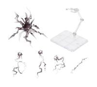 AKOOSY Supporto per Figure in Plastica Nero, Leggero e Assemblabile | Modelli e Bambole, Facile da Montare, Portatile, per Organizzare e Mostrare Ordine